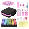 Gradient Pink  82 PCS  Pink Zipper
