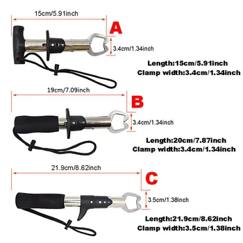 Electronic Control Fish Clamp Device Stainless Steel Fishing Lip Grip – Lure – view 3