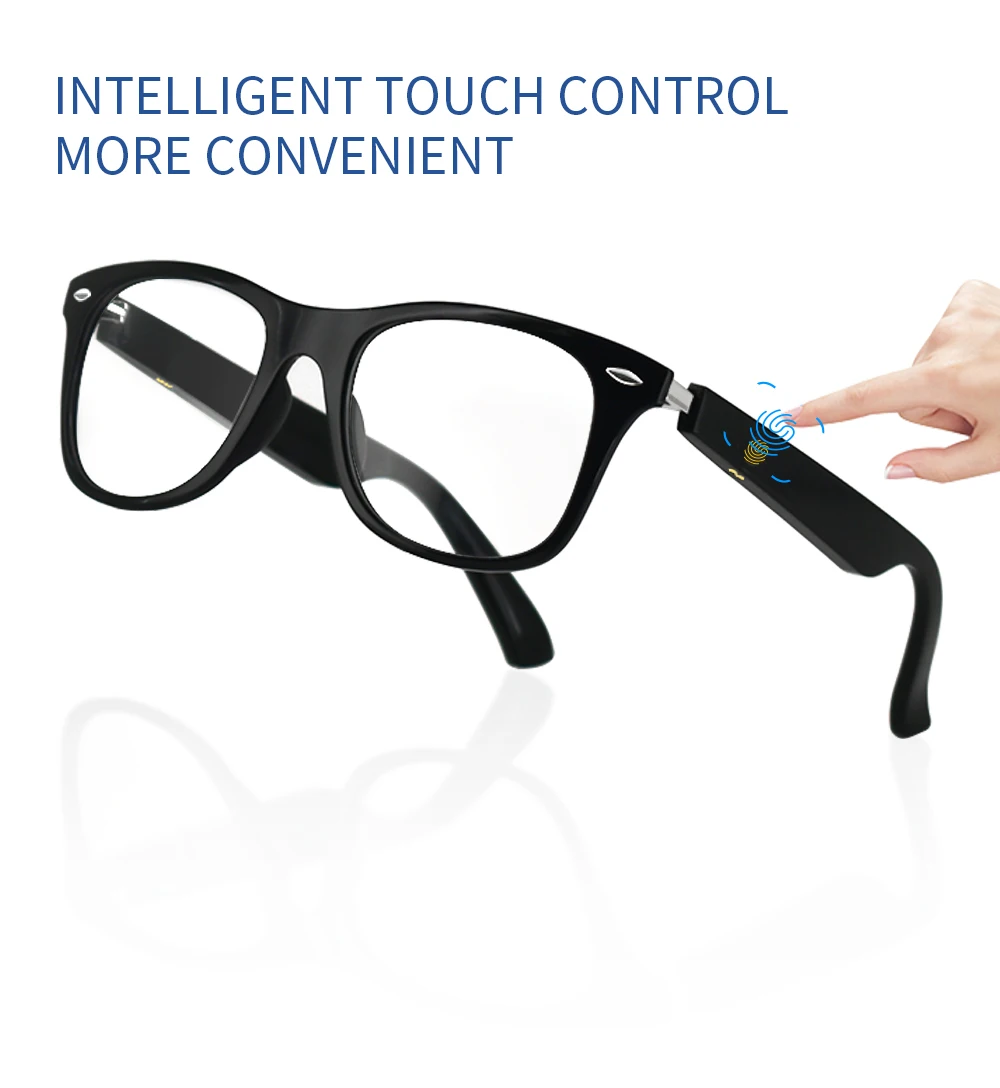 Mz08 Bt Audio Call Wireless Smart Glasses Touch Control Voice Assistant Men Sports Smart Wearable Headset For Driving Cycling - Buy Wireless Smart Glasses audio Call Smart Glasses smart Wearable Headset