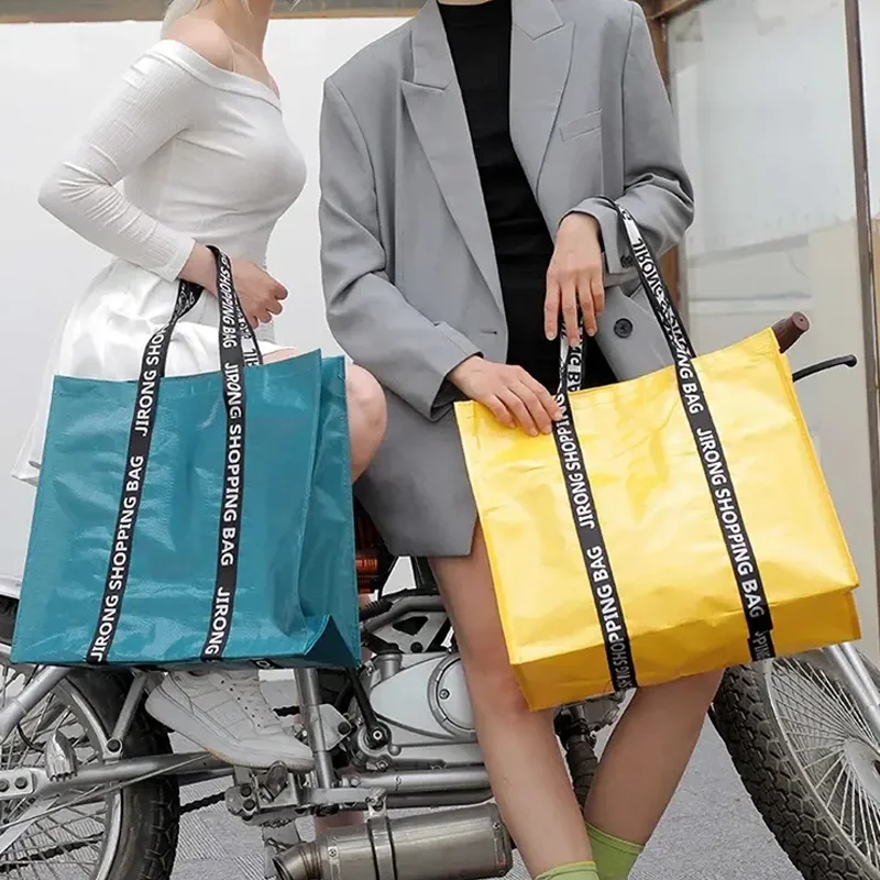 Custom Printed PP Tote Shopping Bags Reusable Foldable Non-Woven Eco-Friendly and Recyclable for Packaging Promotion supplier