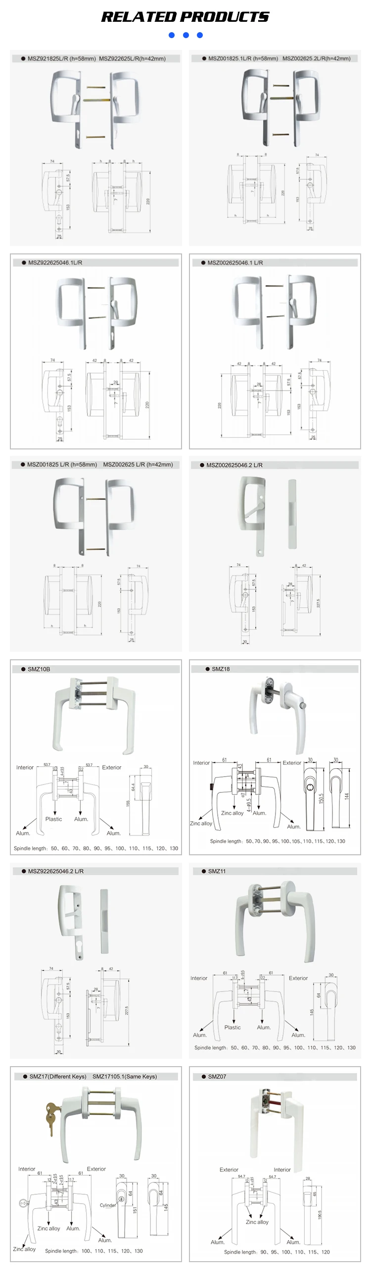 Sliding Window Handle Upvc Sliding Door Handle Upvc Window Profiles