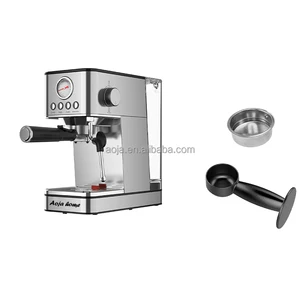 20 Bar Touch Menu Digital Semi Automatic Espresso Coffee Machine Frothing Milk Tank Home Use Milk Semi-Automatic Coffee Machine