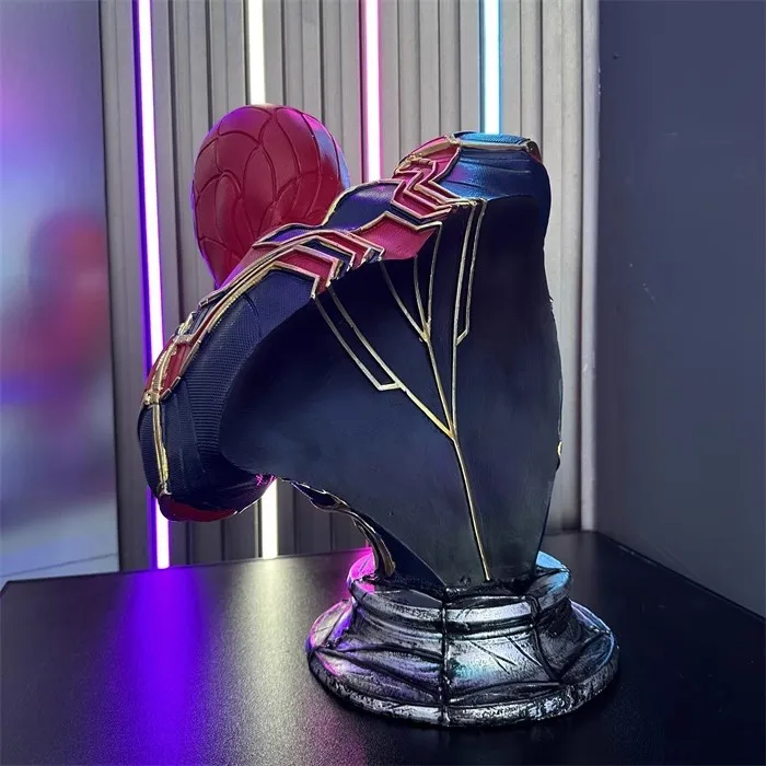 product avengers customizable resin crafts handmade iron man  amazing spider man bust for anime characters collectors-6