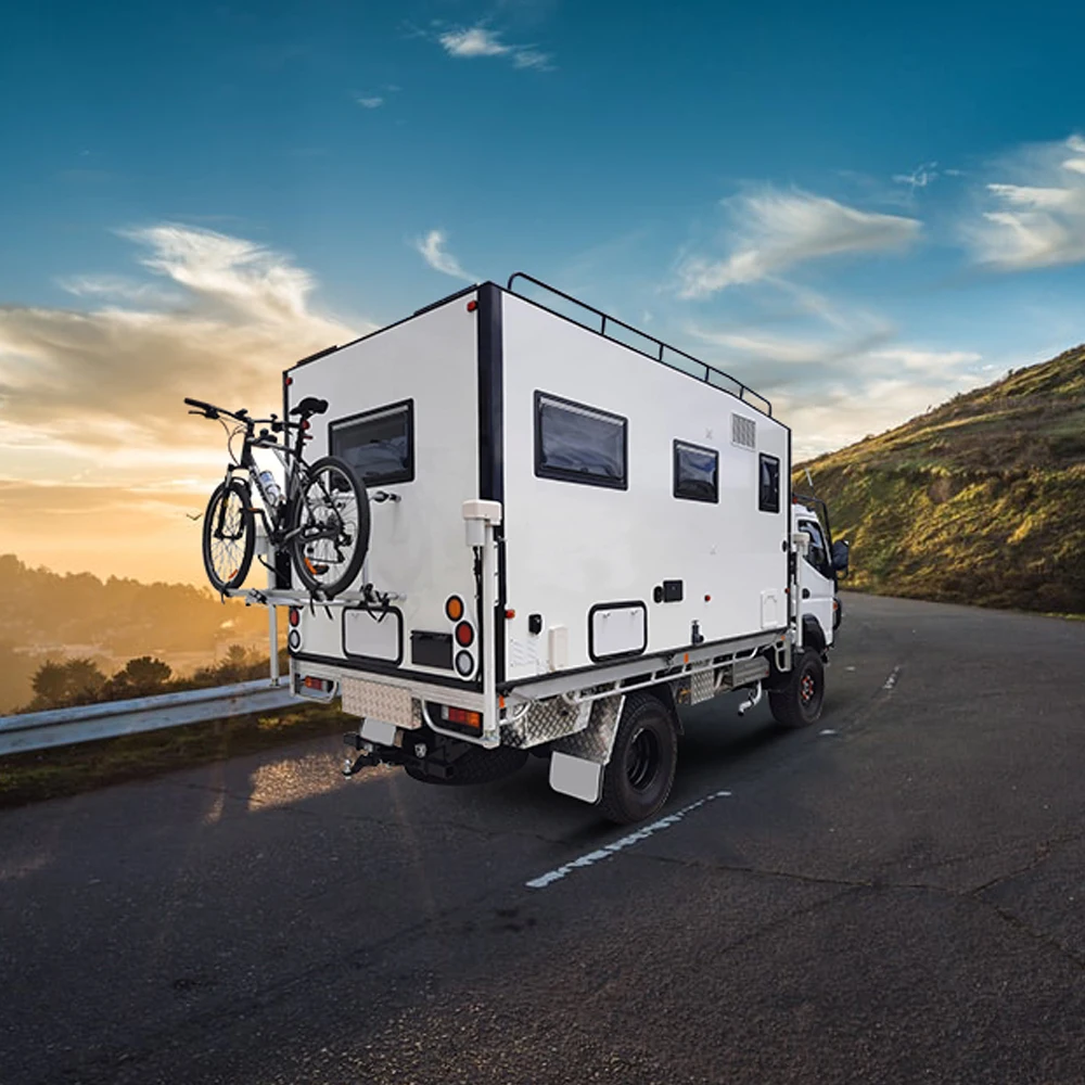 Big New Design Galvanized Sheet Slide in Trailer OEM Customized Truck Camper for 4 People