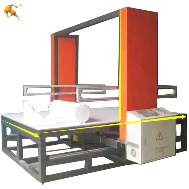 Automatic Non Manual Control CNC EPS Foam Vertical Type Cutting Hot Wire Polystyrene Cut Tool Machine