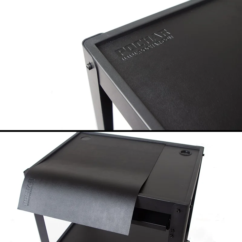 Audio Visual Workstation Cabinet With Power Strip Mobile Desk Presentation Height Adjustable Computer Cart