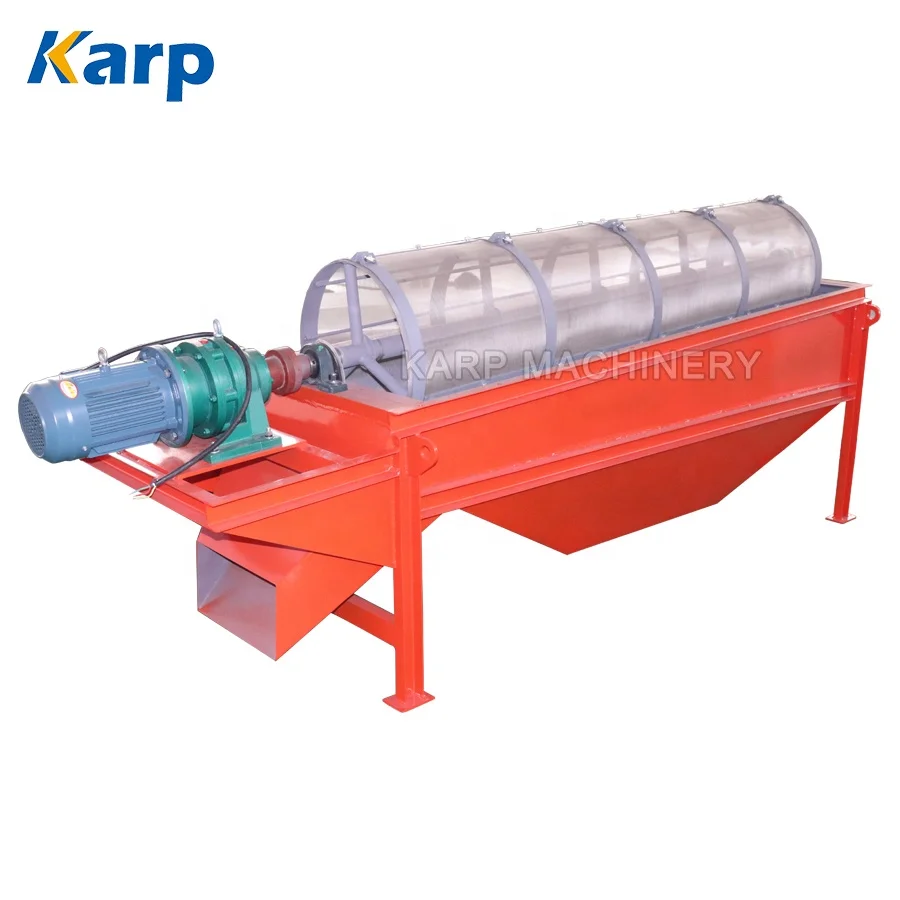Raw Sand Trommel Screen Industrial Rotary Drum Sieve Stone Vibrating Sifter