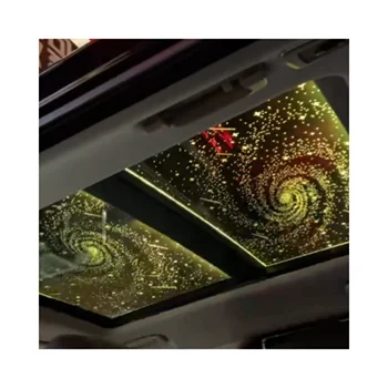 Double Skylight Sunroof Starry Sky Film Ambient Light Full-color LED Atmosphere Light Color Changing Car Light Panoramic