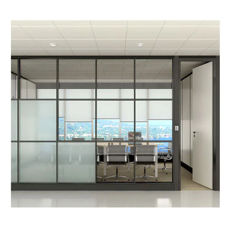 Imagery Glass Partition Modular Fabric Space System Dividing Office ...