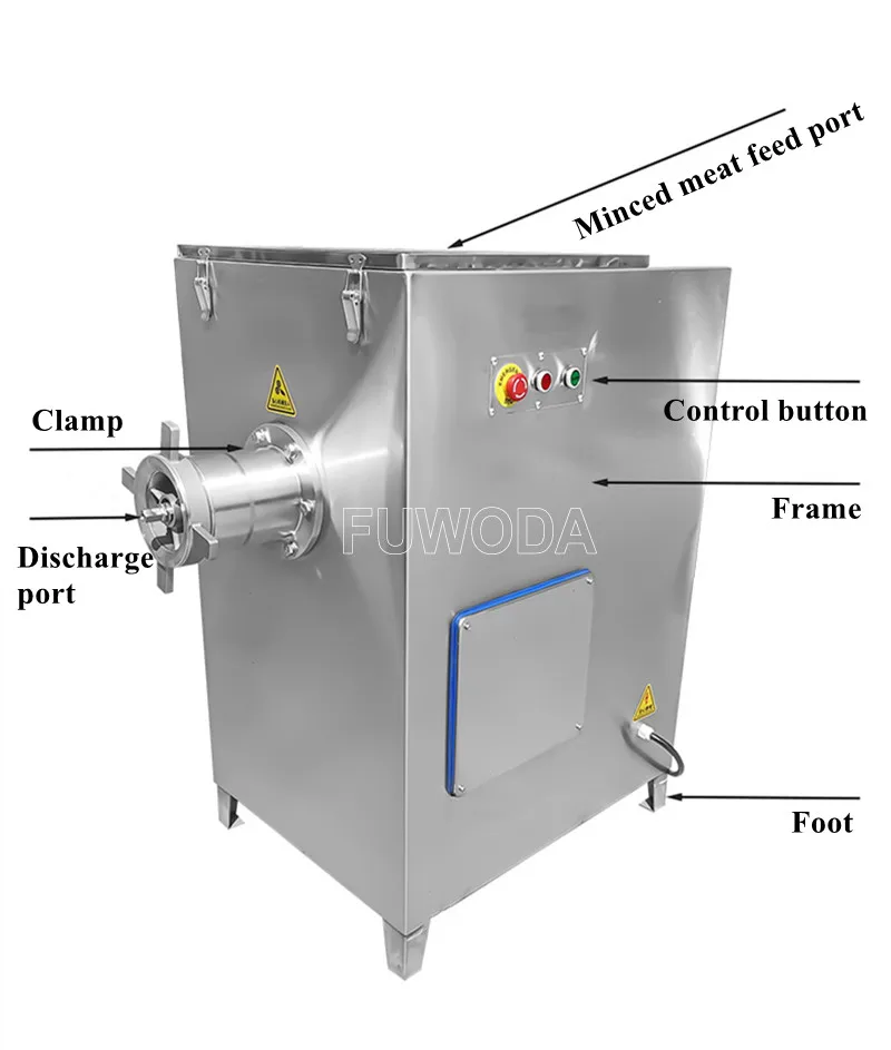 Meat Mincer Grinder Machine Frozen Meat Beef Pork Grinding Machine