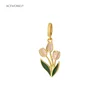 Bouquet de tulipes doré