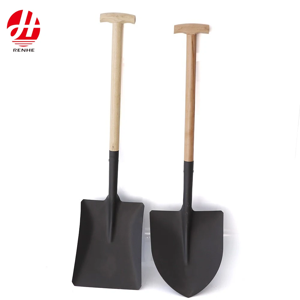 Direktang benta mula sa factory ng mga kagamitan sa pagsasaka kasama ang T-grip na agricultural na bilog na espada/pala na may hawakan na kahoy