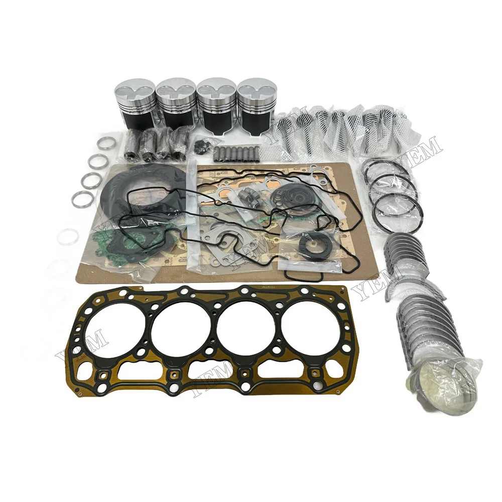 New Overhaul Rebuild Kit Fit for Shibaura N844-C N844-D Engine ST450 Tractor