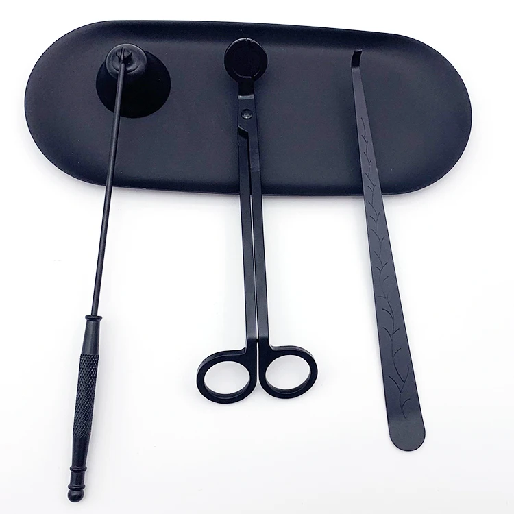 Lighter Candle Care Kit Black Gold Rose Silver Bulk Candle Tools Set