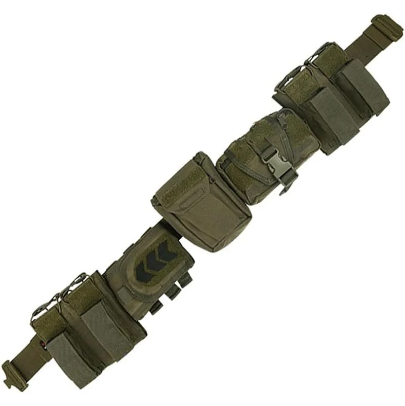 Wholesale High Quality Multifunctional Tactical Belt with Quick Release Accessory Pouches Premium Wholesale Duty Belt for Men