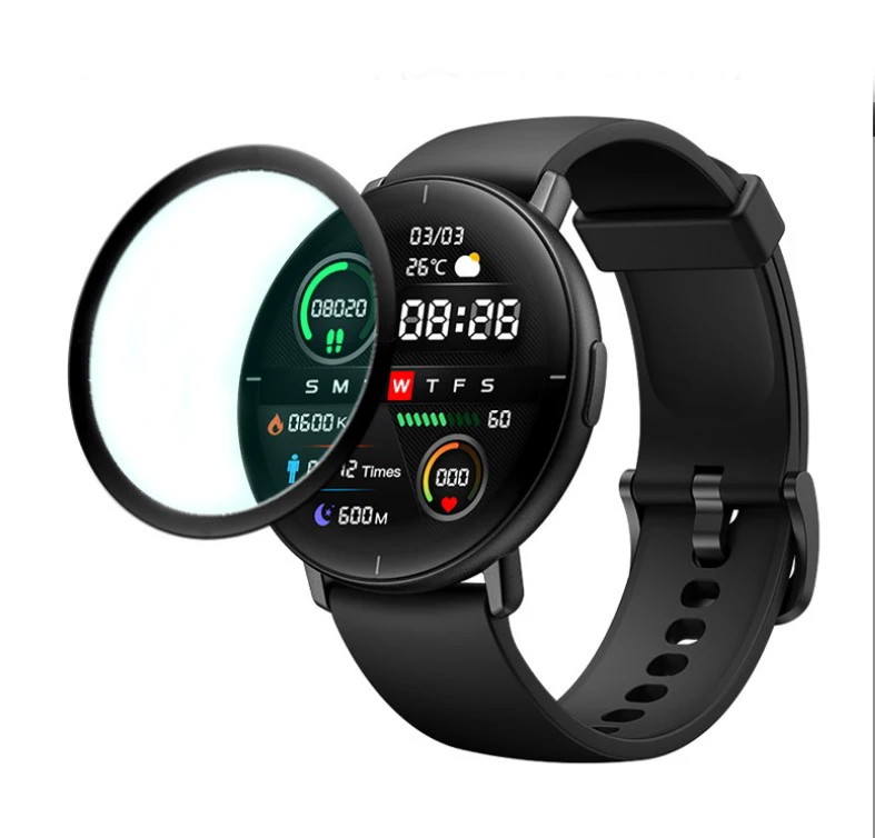 Screen Protector for xiaomi MI Mibro GS Color XPAW002 Mibro Lite  Mibro A1 PMMA  3D Full Cover Watch Screen Protector