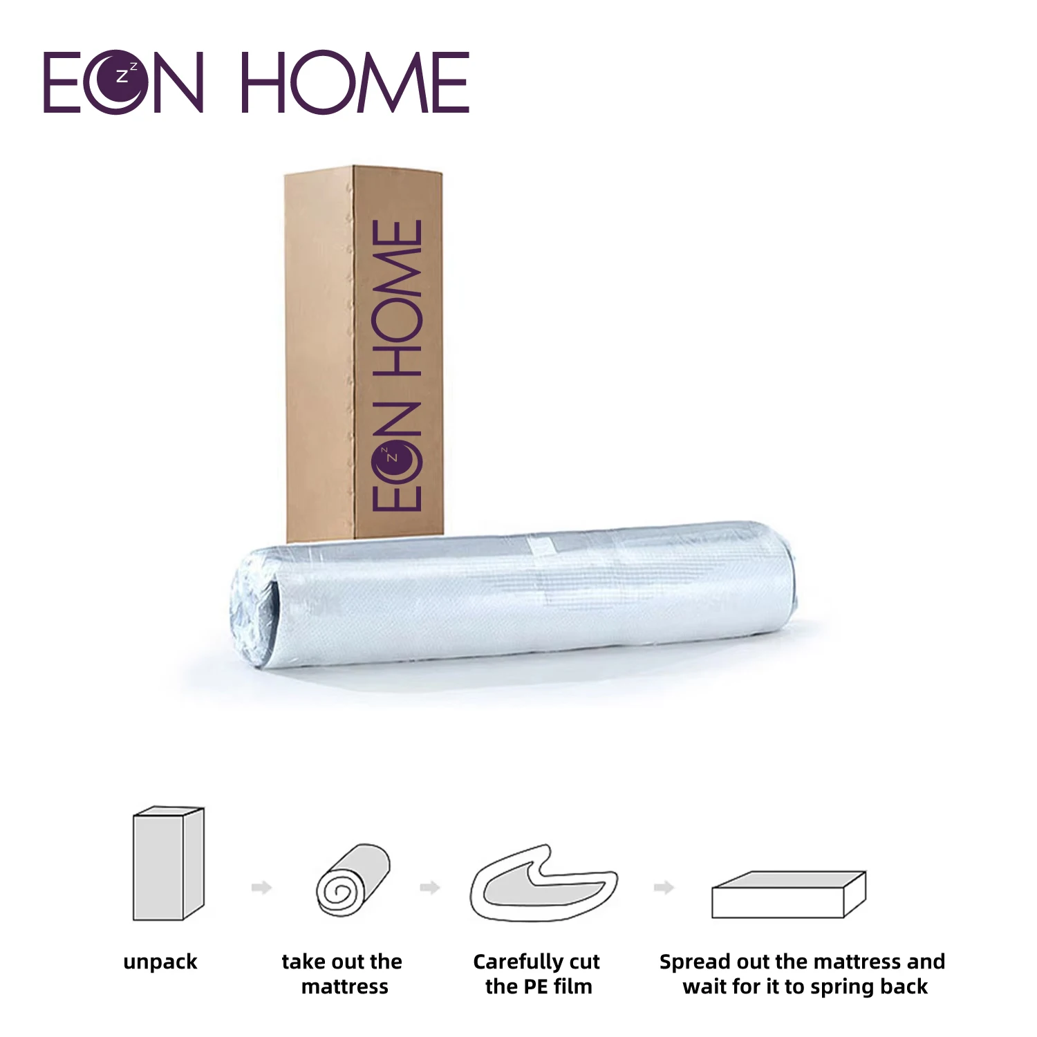 Orthopedic Foam Bed Spring Mattress Customized Massage Full King Size Roll up Mattress Angel Dream Pocket Spring Mattress