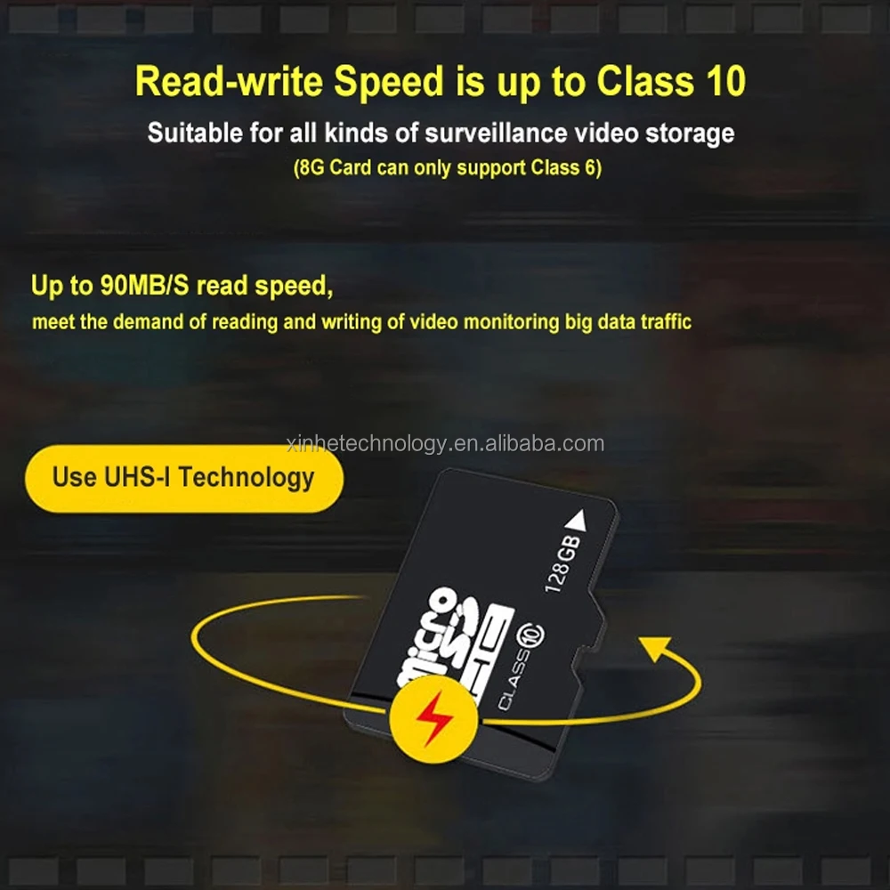 Class 10 TF memory cards for monitor phone camera dash cam 32GB 64GB 12GGB 256GB 512GB full and real capacity - ANKUX.COM