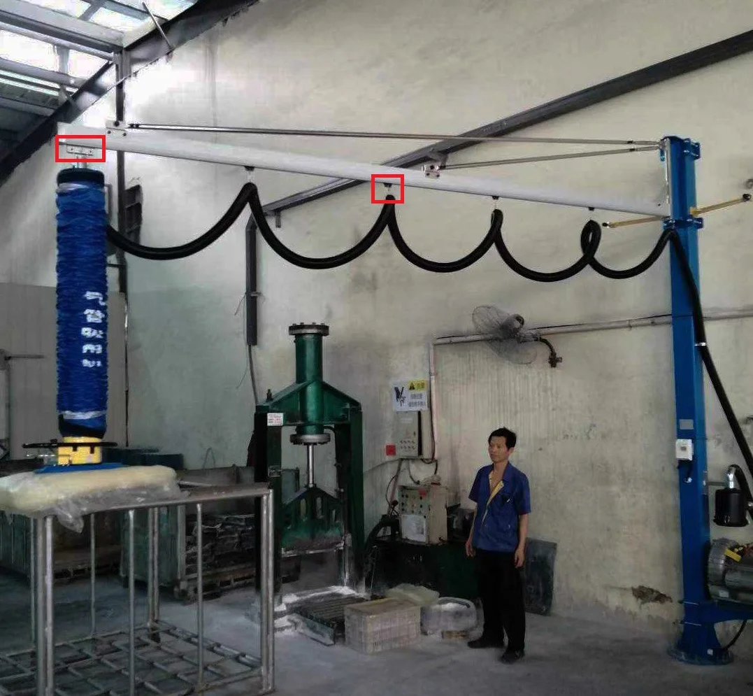 CE Intelligent Column Mounted Jib Crane Vacuum Tube Lifter