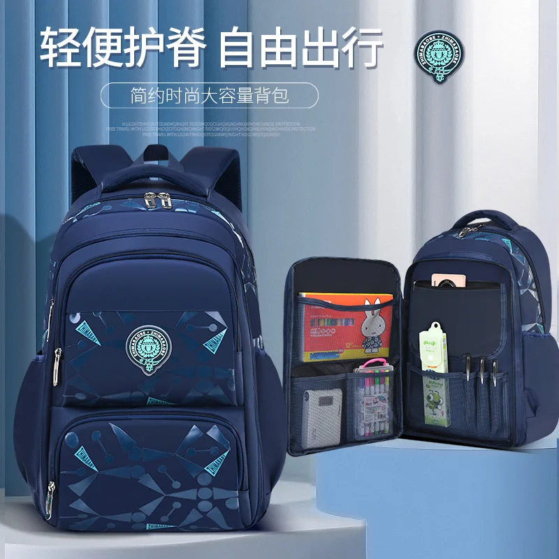 Waterproof Teen School Bags Boys Girls Sac a dos High Quality School Backpack for Teenagers High Students Black Shoulder Bags