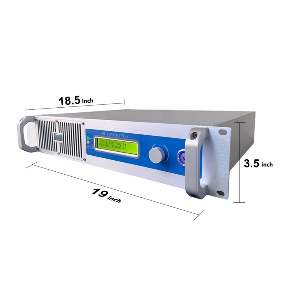 YXHT-1, 1000W FM Broadcast Transmitter, 50KM Long Distance Transmission 1KW Stereo Radio Station Broadcast Equipment