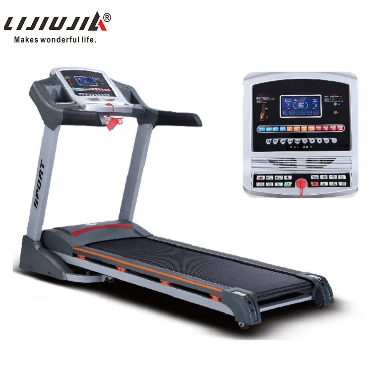 Lijiujia Indoor Sports Gym Equipment Mechanical on Sale Treadmill Cheap  Treadmill With Massage Belt MP3 Speaker