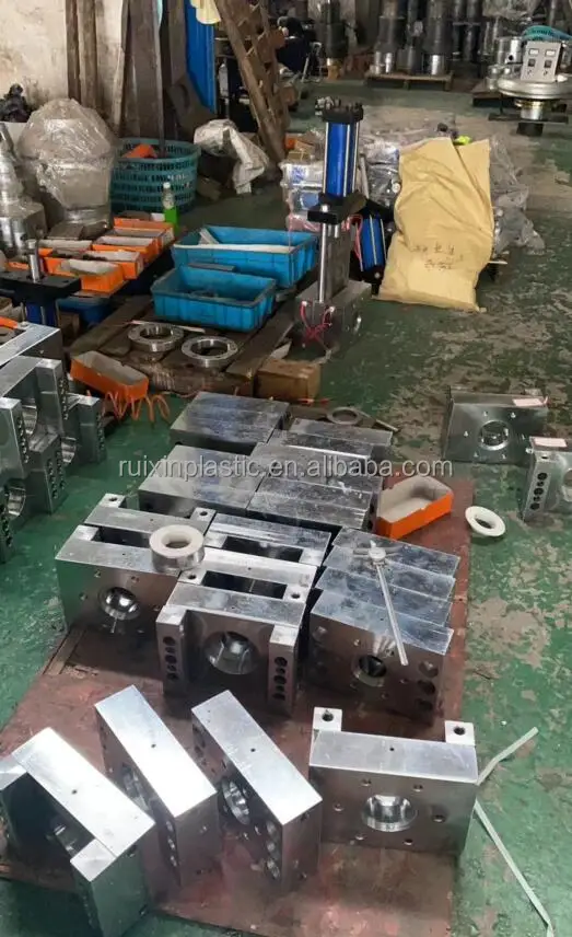 HDPE LDPE Film Blowing Machine Full Automatic Hydraulic Screen Changer