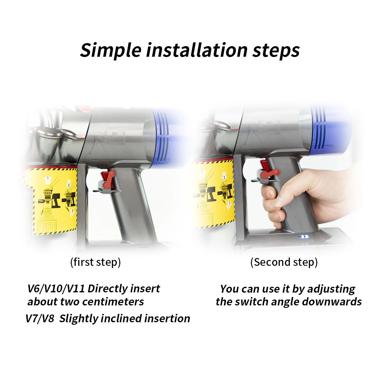 Trigger Lock Button Compatible With Dysons V11 V10 V8 V7 V6 Vacuum