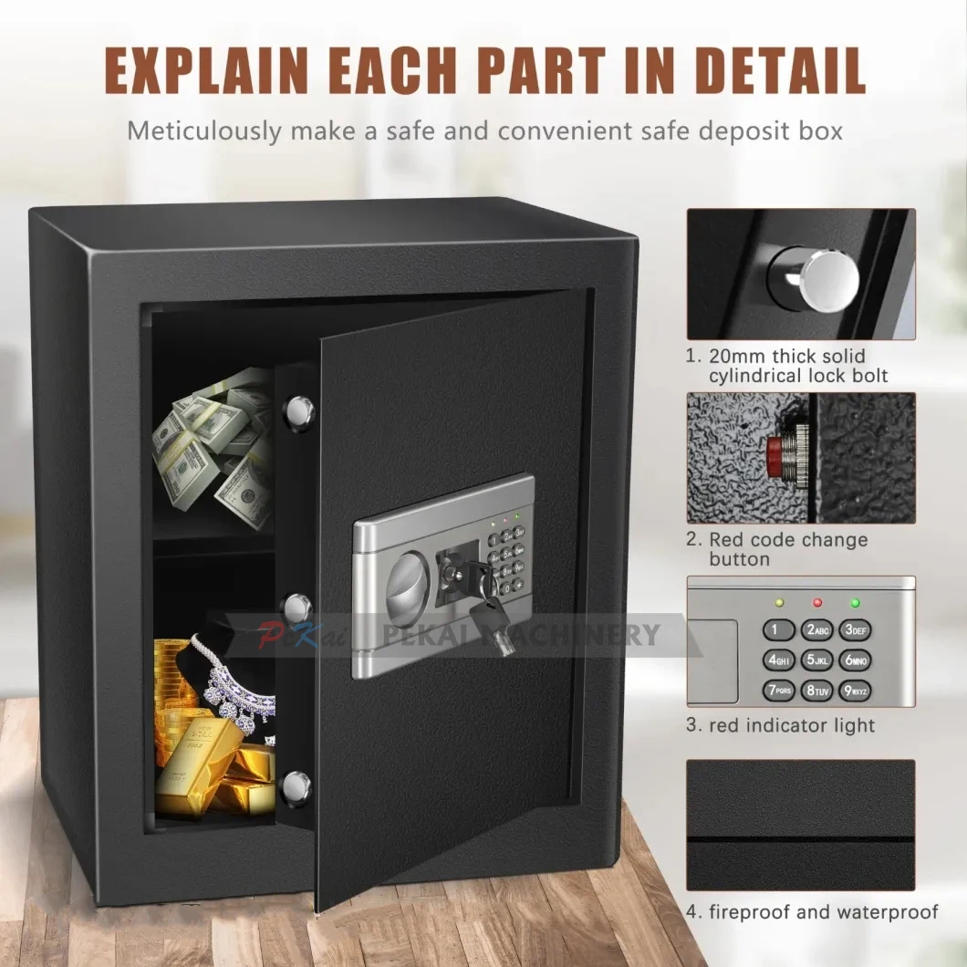 1,53/1,50 электронный цифровой замок, холоднокатаный стальной противокражный Сейф