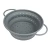 Large gray folding drain basket