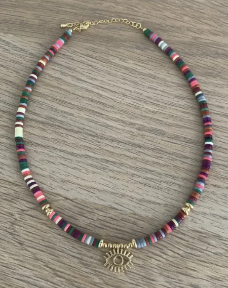 Fashion Colorful Polymer Clay Evil Eye 