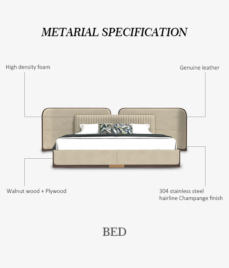 Umup Original Design Headboards For King Size Bed Frame Luxury East