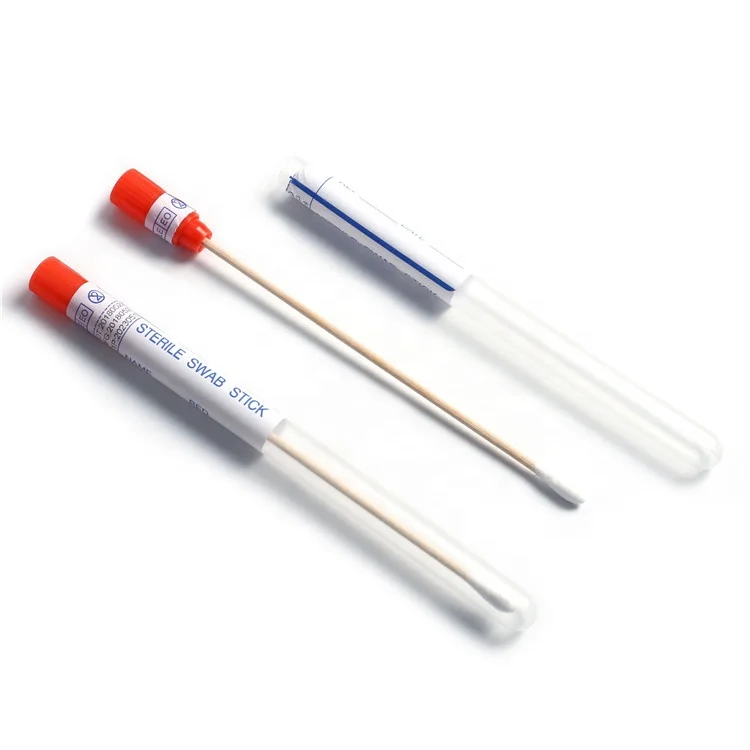 Medical Transport Sampling Swab Stick Sterile Disposable Specimen Collection Swabs With PP Tube supplier