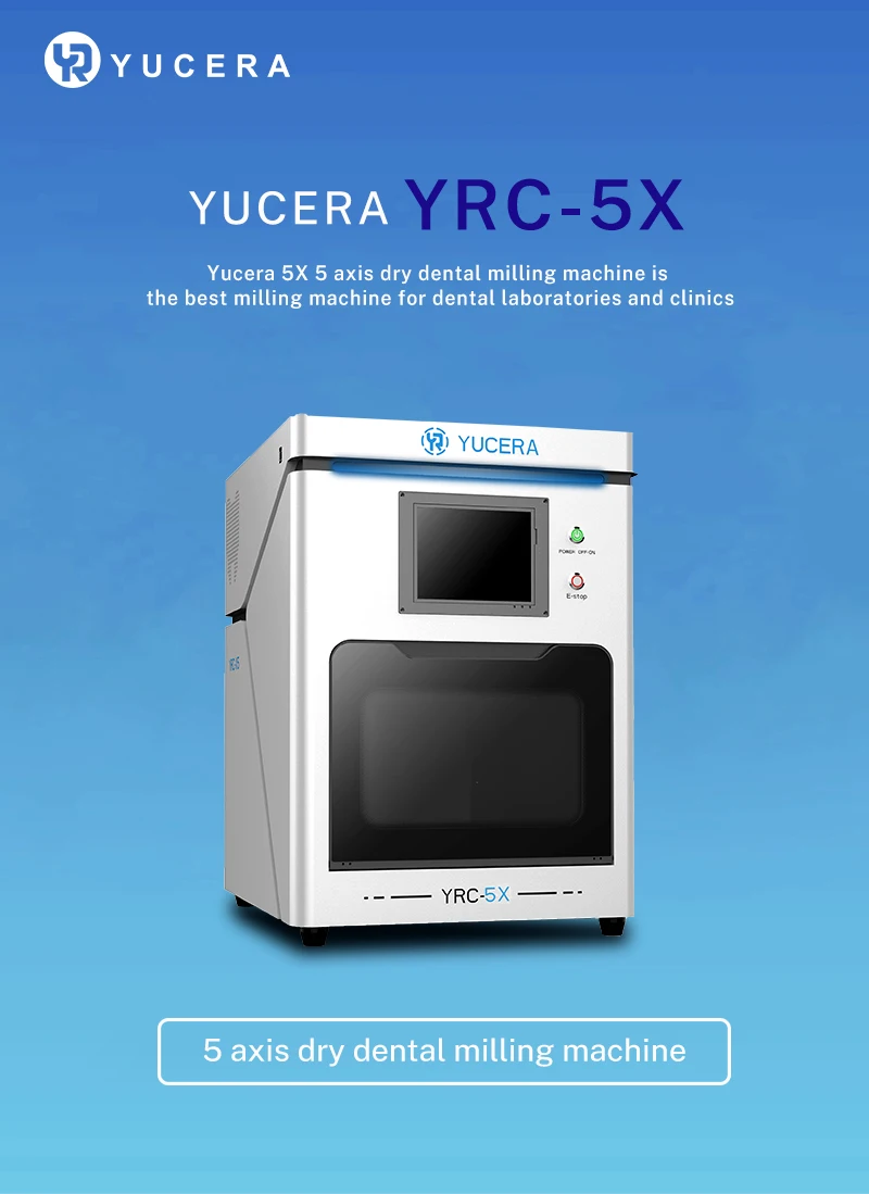 Yucera High-Precision Dental CAD/CAM CNC Milling Machine 5 Axis for Zirconia