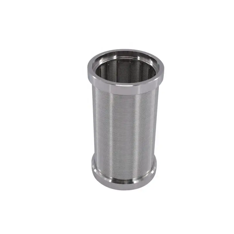 product-750-750 Johnson Wedge Wire Continuous Slot Filter Tube SS304 wedge wire screen Johnson filter strainer drum