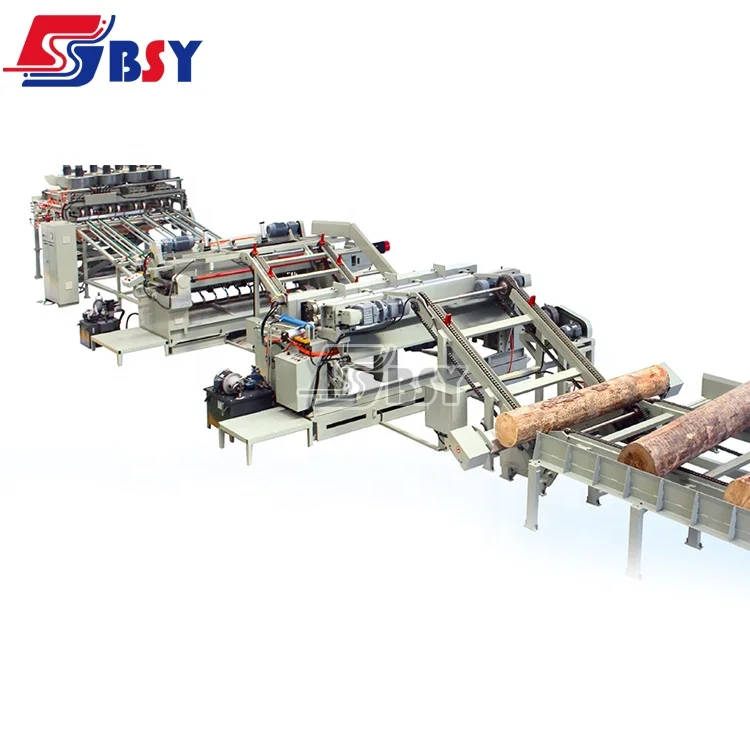 Fully AutomaticVeneer Peeling Line for Plywood Production