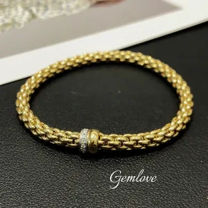 9K/18K Gold 0.15CT Lab-Grown Diamond Motorcycle Bracelet, 12g 3mm/6mm Width, IGI/GIA Certified Unisex Luxury Jewelry