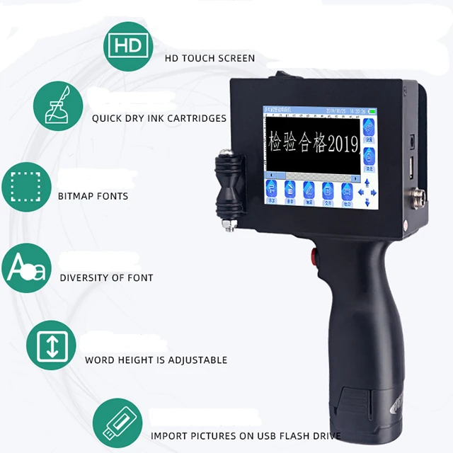 DOVOLL Expiry Date Handjet Machine Handheld Inkjet Printer for Sale