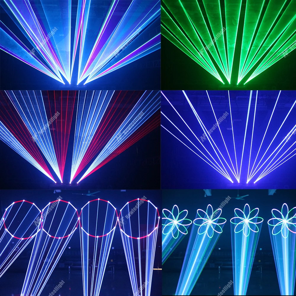 NF Laser F8 3W RGBアニメーションレーザーライト DJ・クラブ・パーティ用