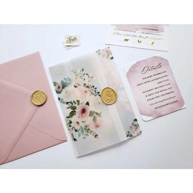 bulk vellum paper elegant pastel blush