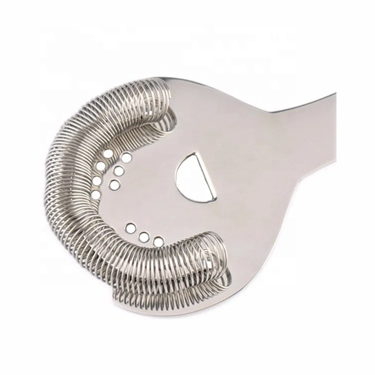 Популярное ситечко из нержавеющей стали для боярышника бармена коктейля с серебряной