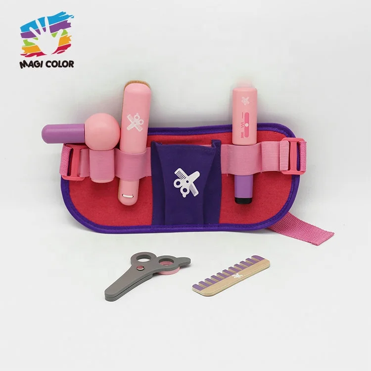 Модная Игра в парикмахерскую деревянная игрушка набор парикмахерских для девочек
