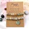 Multi-Natural Amazonite Couple Bracelets