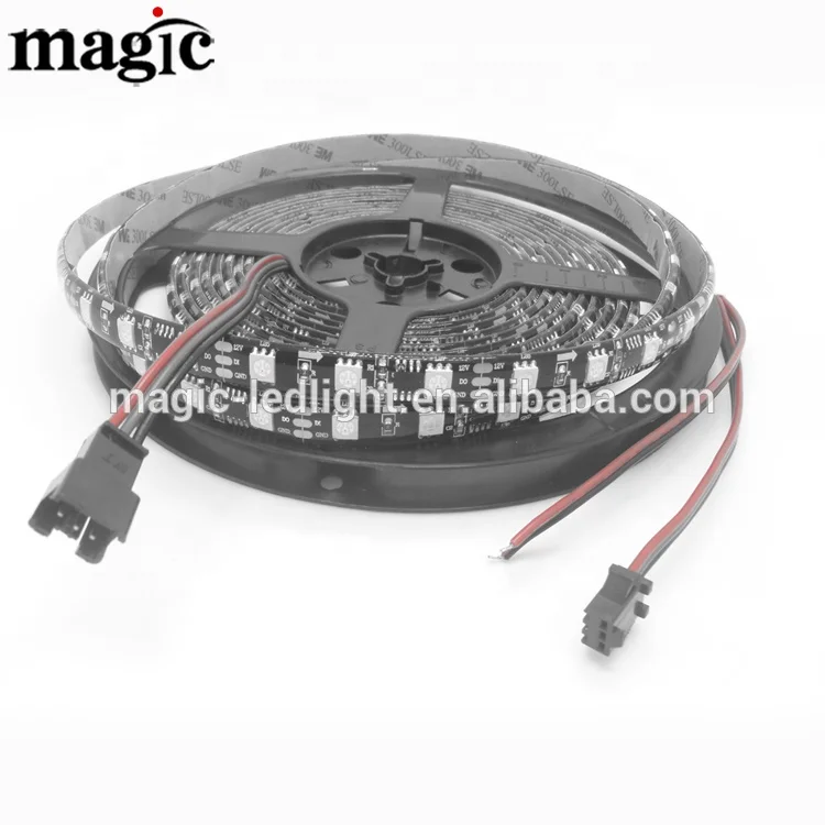 RGB 60LED 5050 пикселей IP67 IP68 IP65 Водонепроницаемый 24 В 12 В Адресуемая WS2811 Светодиодная лента