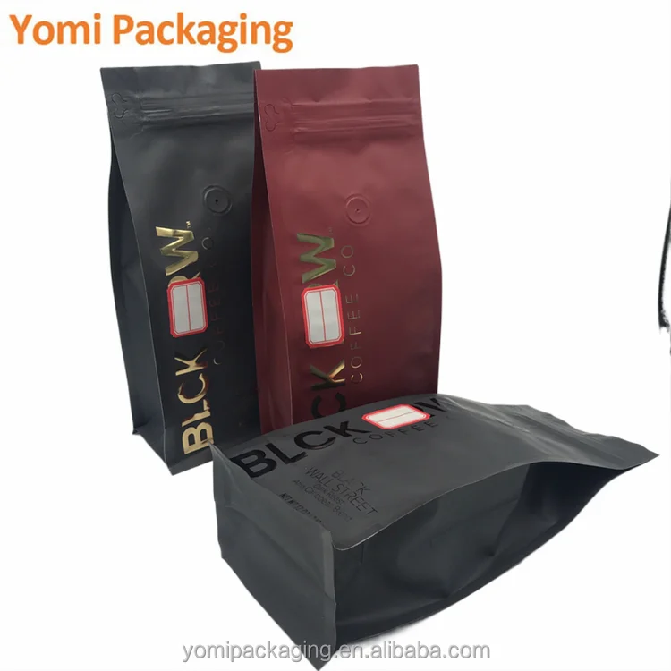 Custom Gold Foil Hot Stamp Matelized Diamond Shape Stand up Coffee Bag With  Valve And Resealable Zip,hxbpack