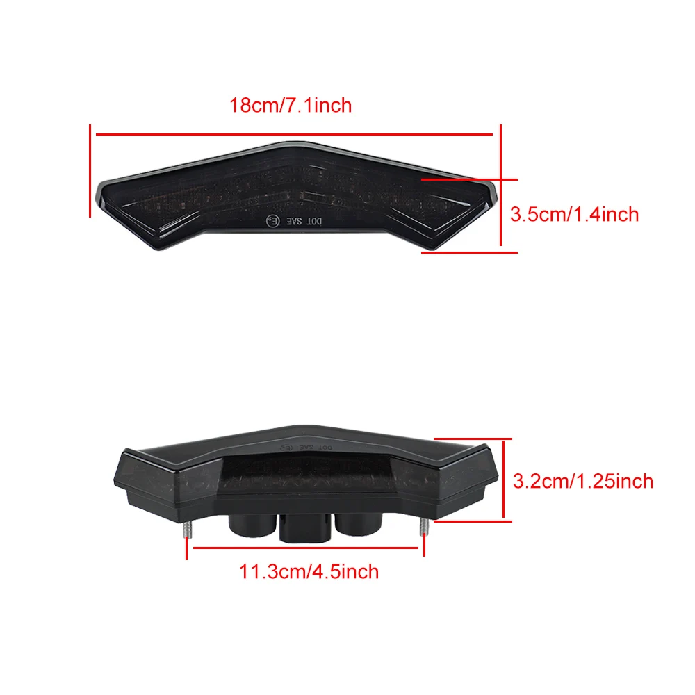 Commander Led Tail Lights Kits Rear Brake Taillights Assembly For Can Am Commander Max 2021