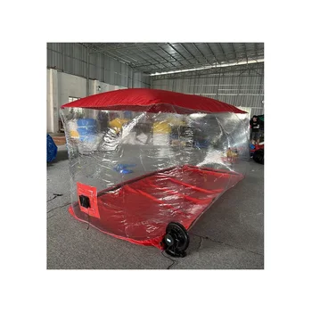 Portable Outdoor Red Inflatable Car Garage Tent,Storage Bubble Tent
