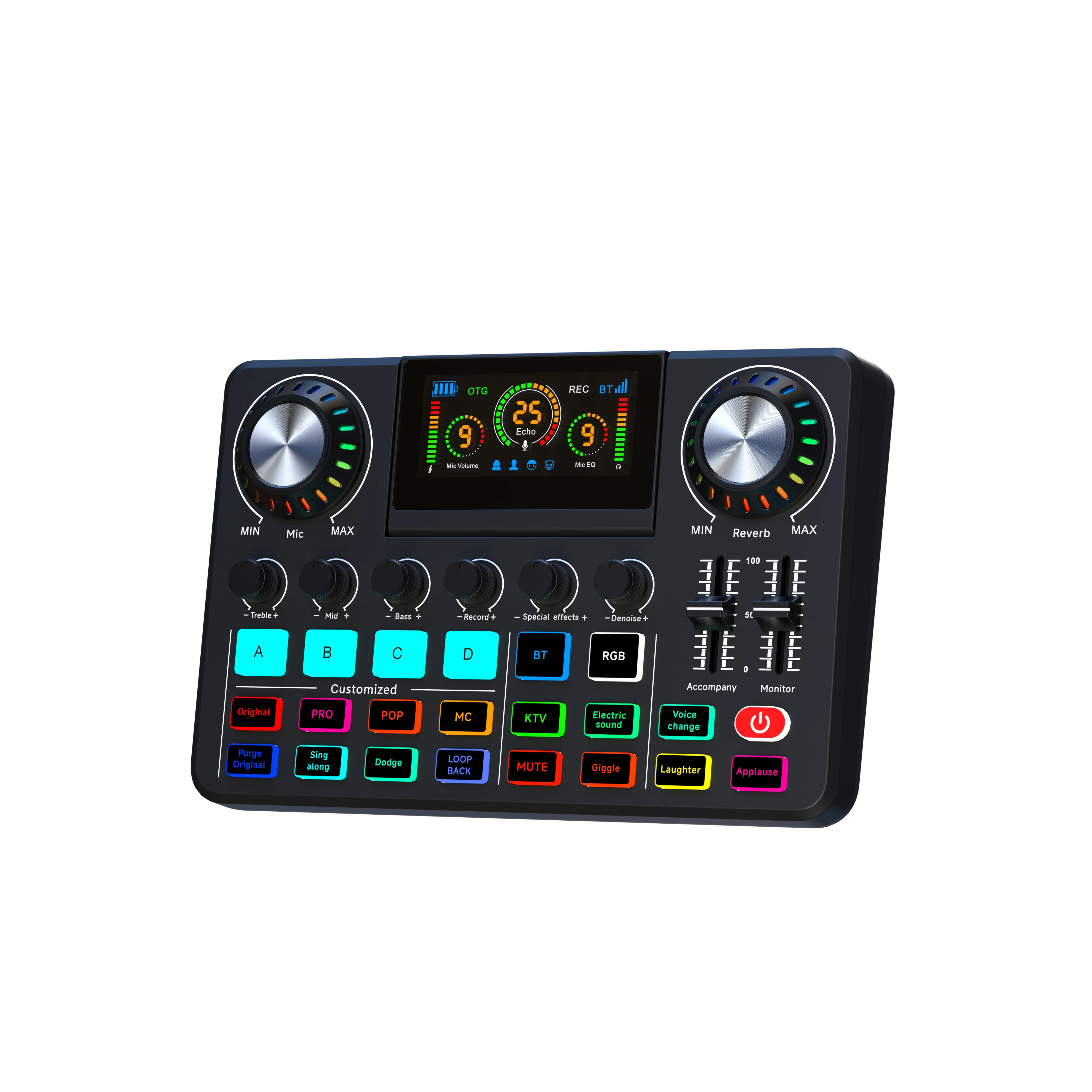F668 Portable Live Sound Card - Ideal for Music Recording
