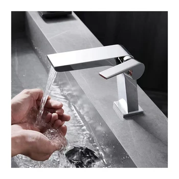 Tiktok New Trends brass basin faucet water tap washbasin cold and hot mixer water tap for bathroom