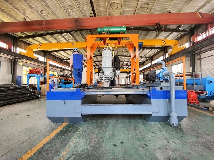 Submersible Dredging Pump Sand Mining Submersible Dredger Machine Sand Dredging Barge